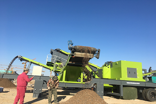 建筑垃圾再利用移動(dòng)破碎站